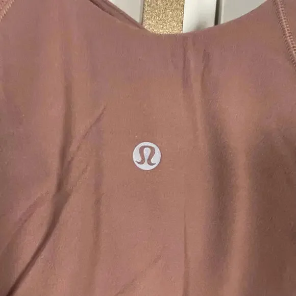 Lululemon Align Tank Top | Spiced Chai | Yoga | Built-in Bra | Size 8 | GUC - Picture 4 of 7